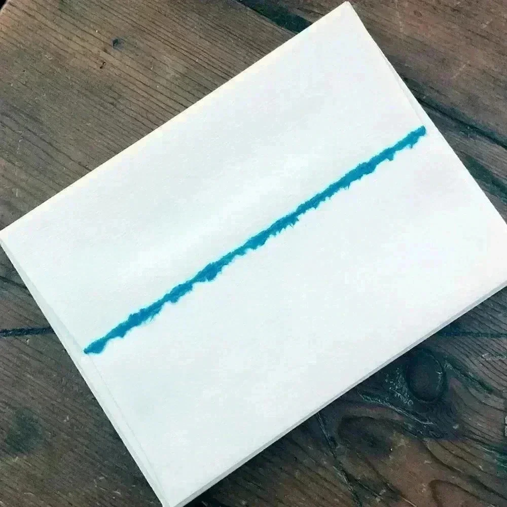 Paper Presentation Blue Deckle-Edged Letter Writing Set